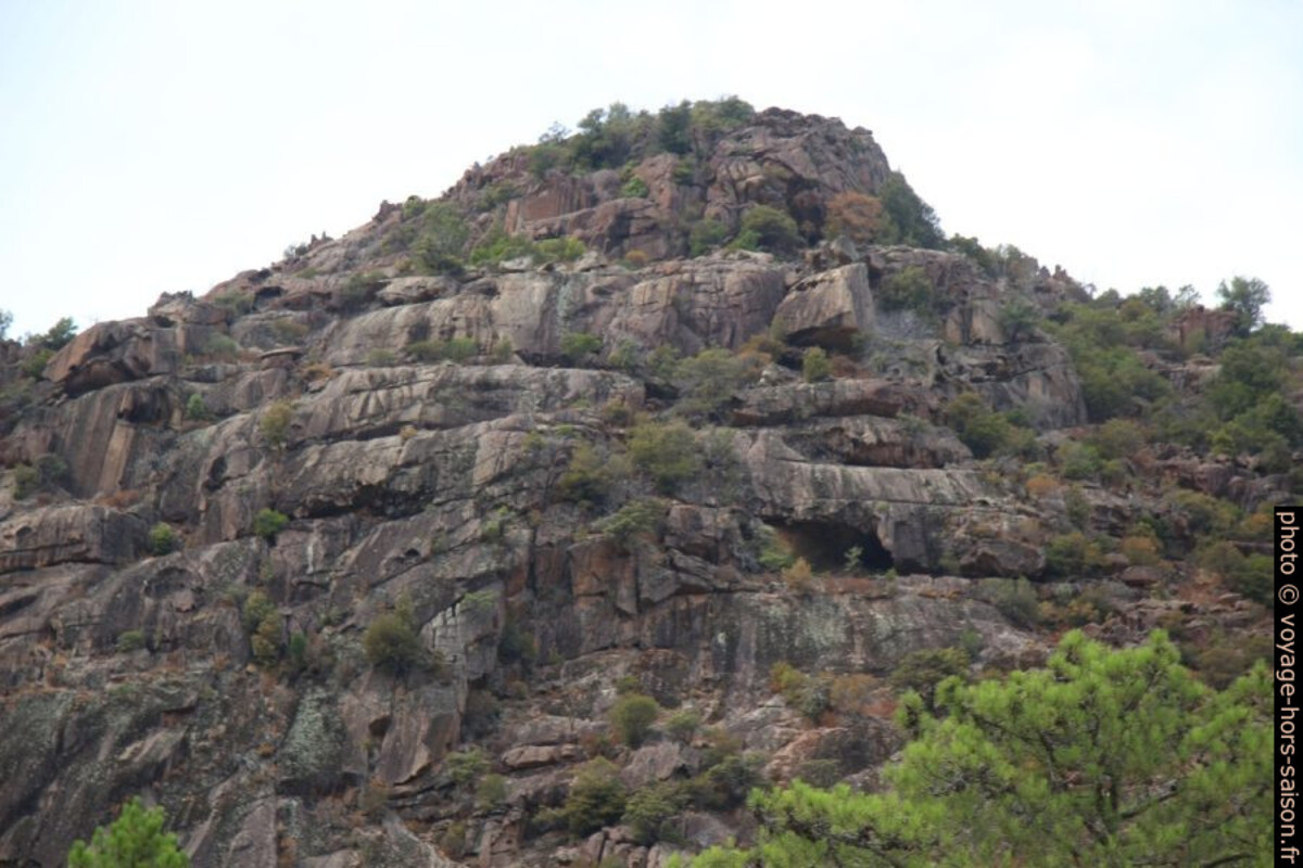 Paroi des Gorges de la Figarella. Photo © André M. Winter