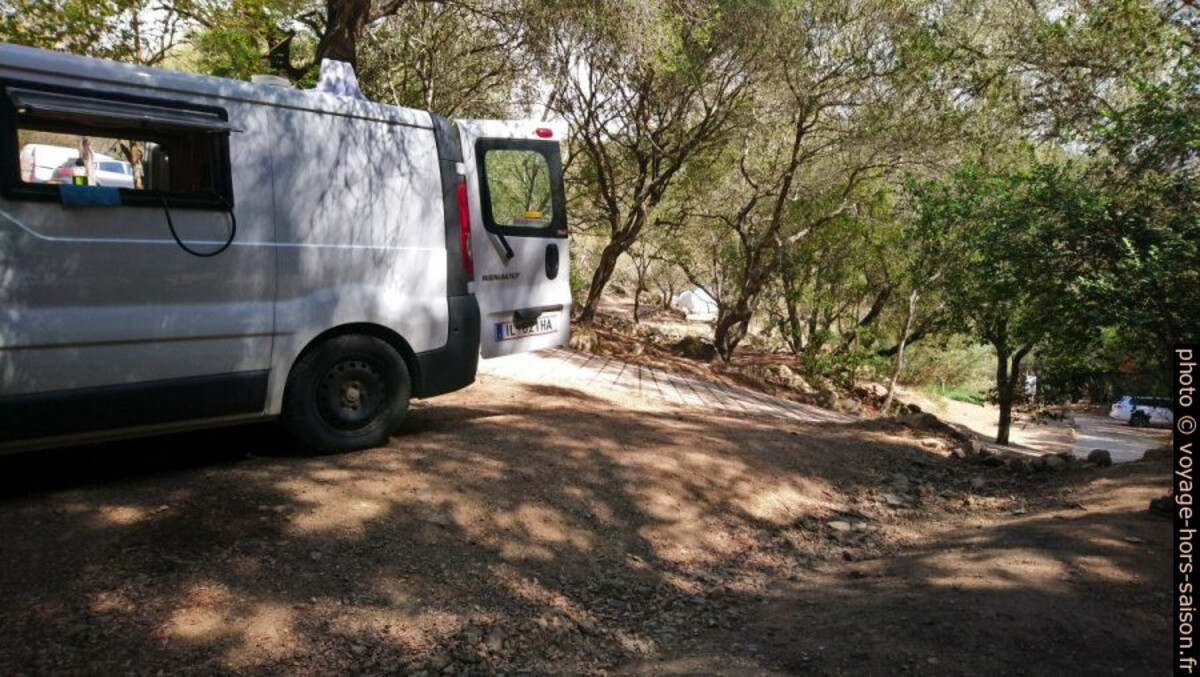 Notre Trafic au Camping Corsica Gradelle. Photo © André M. Winter