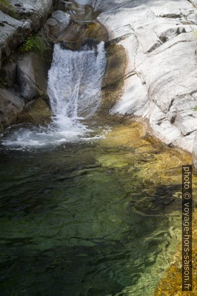 Cascade et vasque du Manganello. Photo © Alex Medwedeff