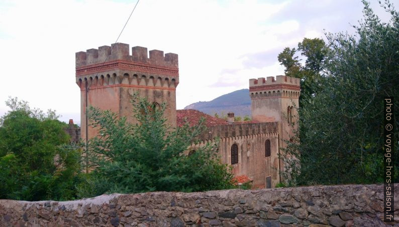 Villa la Guglia au-dessus d'Asciano Pisano. Photo © André M. Winter