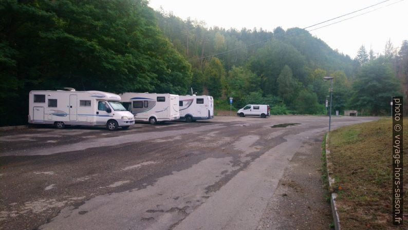 Aire de camping-cars de Palazzuolo sul Senio. Photo © André M. Winter