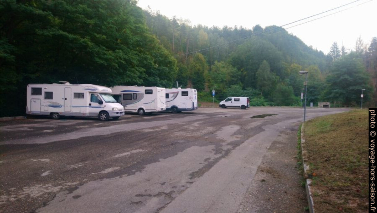 Aire de camping-cars de Palazzuolo sul Senio. Photo © André M. Winter