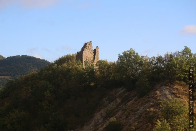 Vue retour vers le Castellaccio di Palazzuolo. Photo © André M. Winter