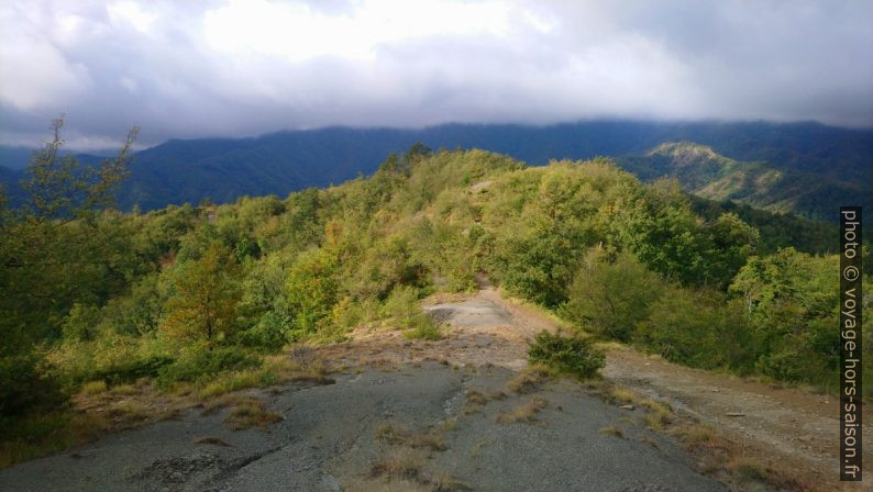 Crête érodée à l'ouest du Monte Prevaligo. Photo © André M. Winter