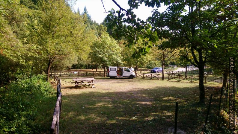 Notre Trafic au camping gratuit de Moscheta. Photo © André M. Winter