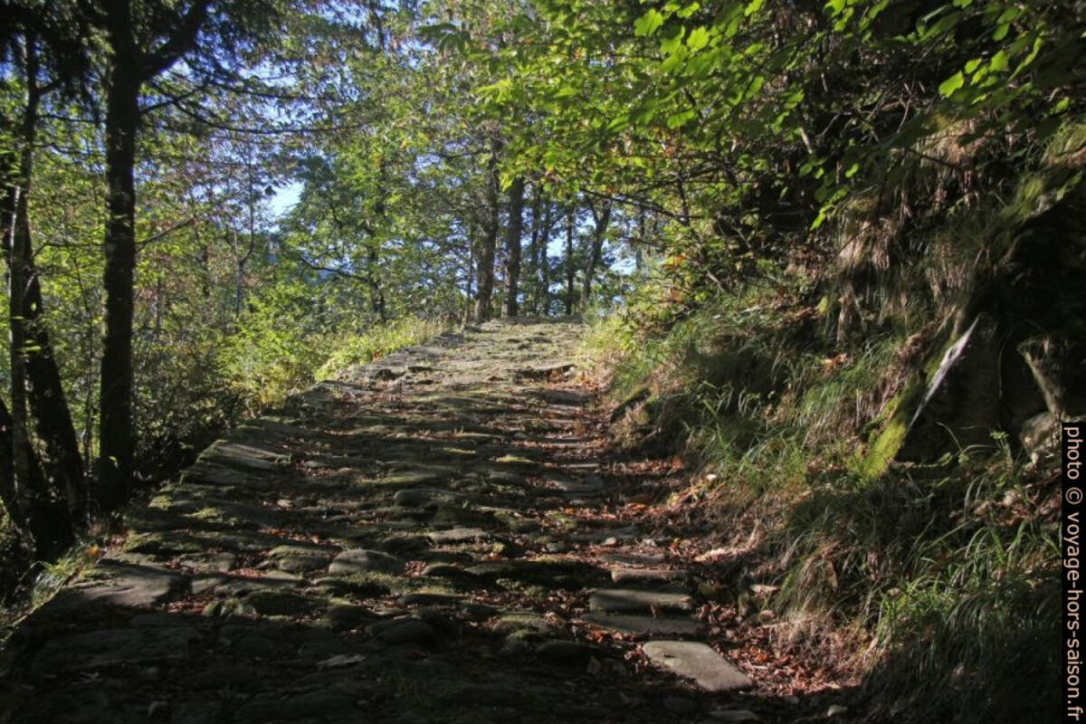 Ancien chemin de Taviano au Convento delle Suore Francescane Dell'Immacolata. Photo © André M. Winter