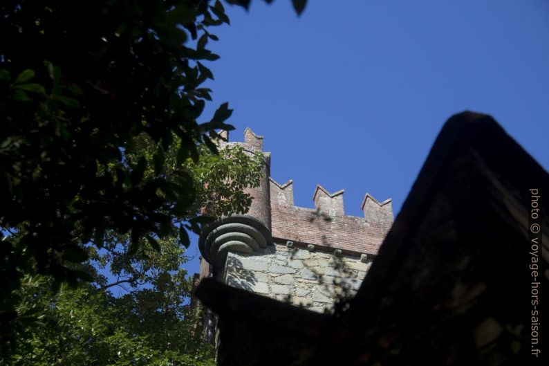 Créneaux du château de Cozzile. Photo © André M. Winter