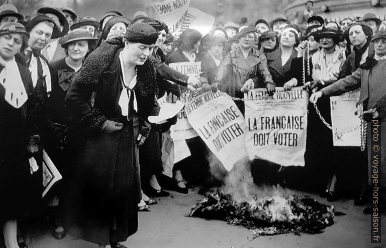 Lutte féministe pour le vote dans les années 1930
