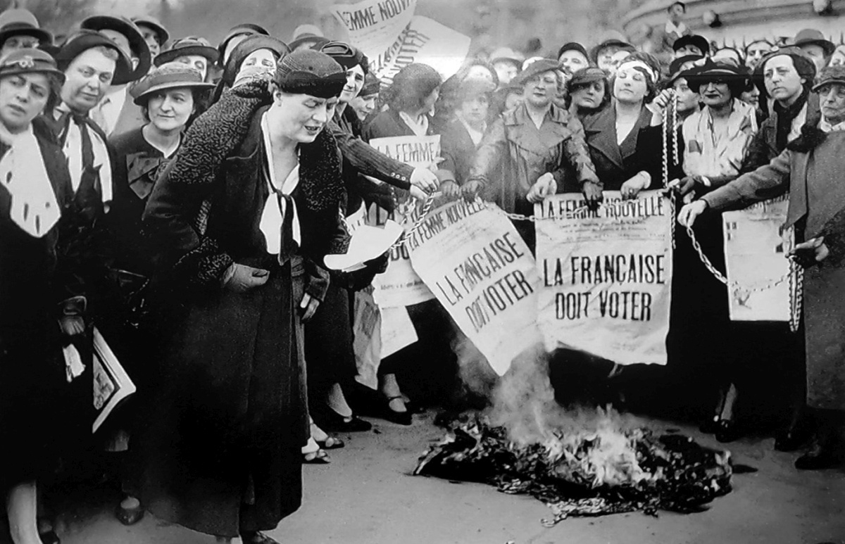 Lutte féministe pour le vote dans les années 1930
