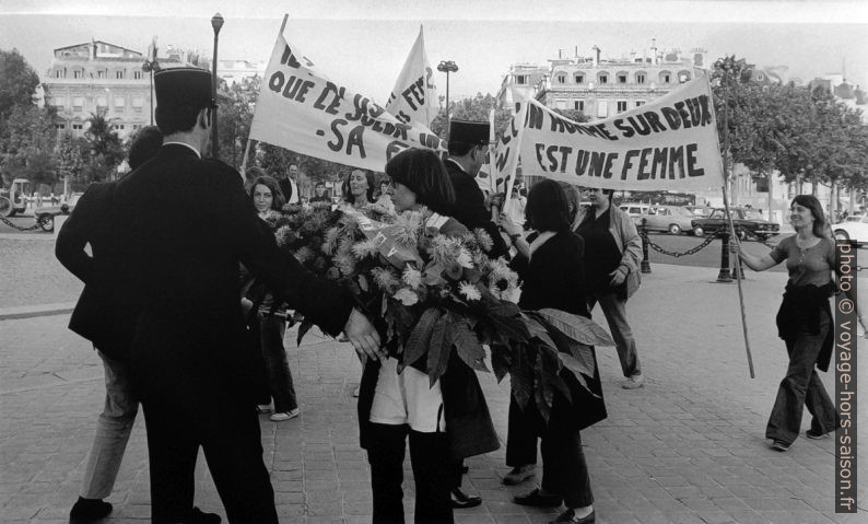 Lutte féministe à la fin des années 1960. Photo © André M. Winter