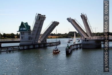 Double pont basculant de Kappeln. Photo © André M. Winter