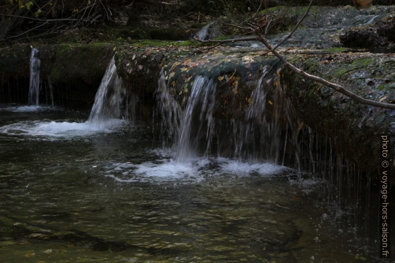 Cascades dans les Gorges du Caramy. Photo © André M. Winter