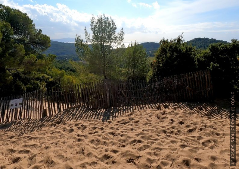 La coulée de sable de la Gâche. Photo © André M. Winter