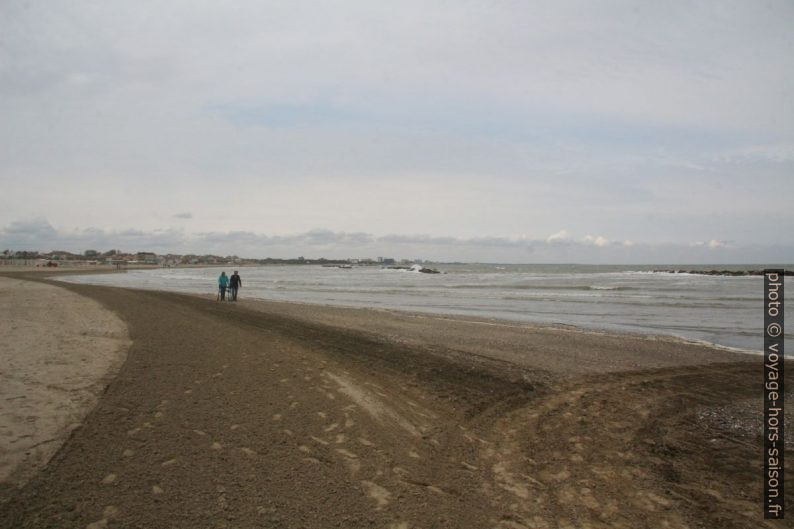 La plage de Porto Garibaldi. Photo © André M. Winter