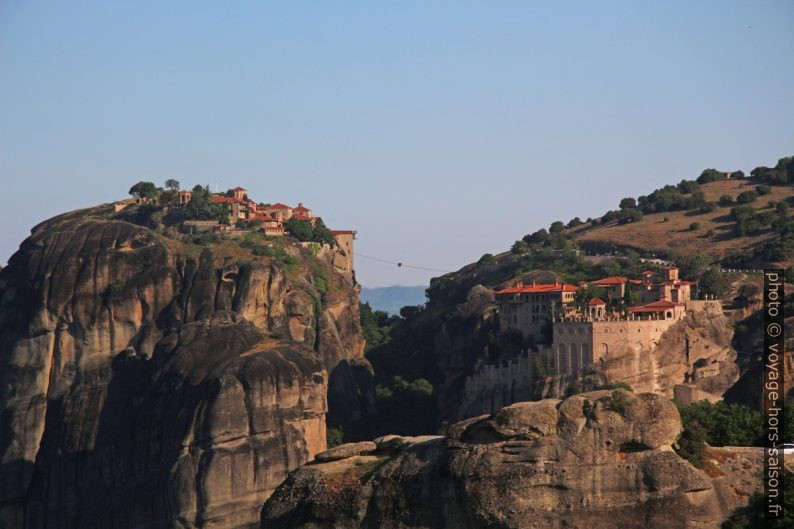 Monastère du Grand Météore et Monastère de Varlaam. Photo © André M. Winter