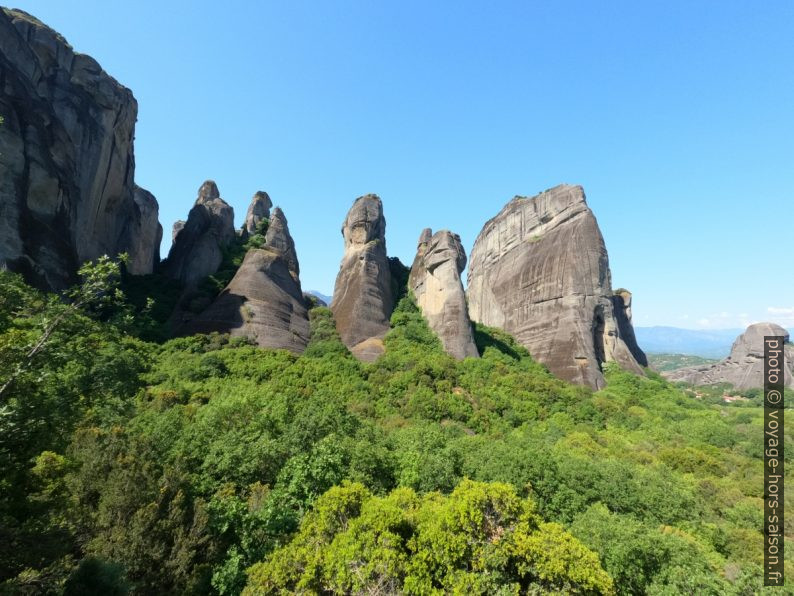 Aiguilles rocheuses des Météores. Photo © André M. Winter