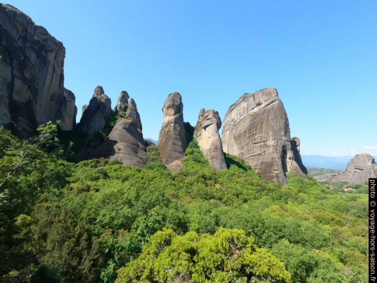 Aiguilles rocheuses des Météores. Photo © André M. Winter