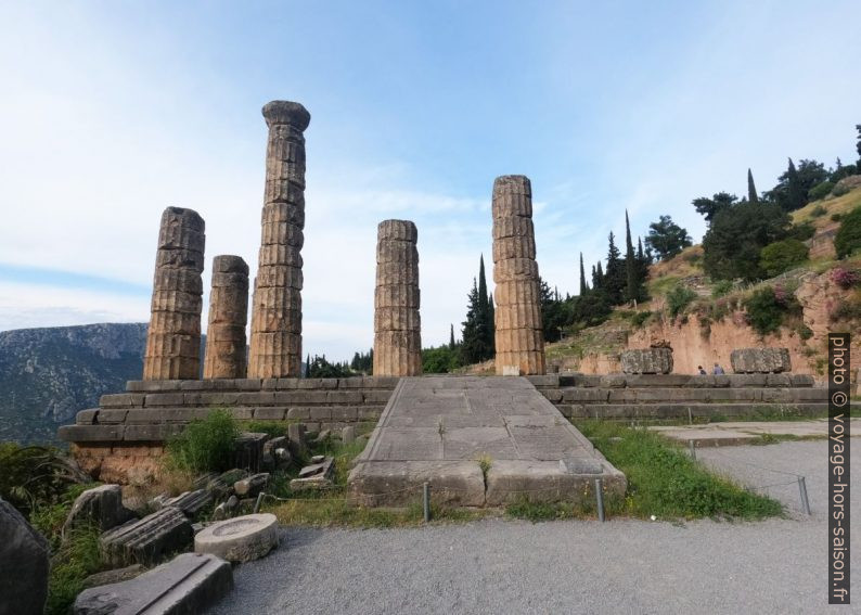 Rampe du Temple d'Apollon. Photo © André M. Winter