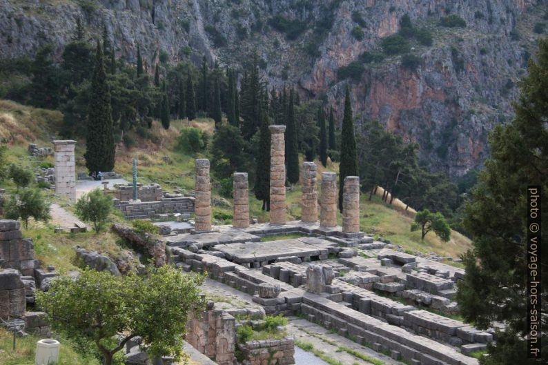 Dalles du Temple d'Apollon. Photo © André M. Winter