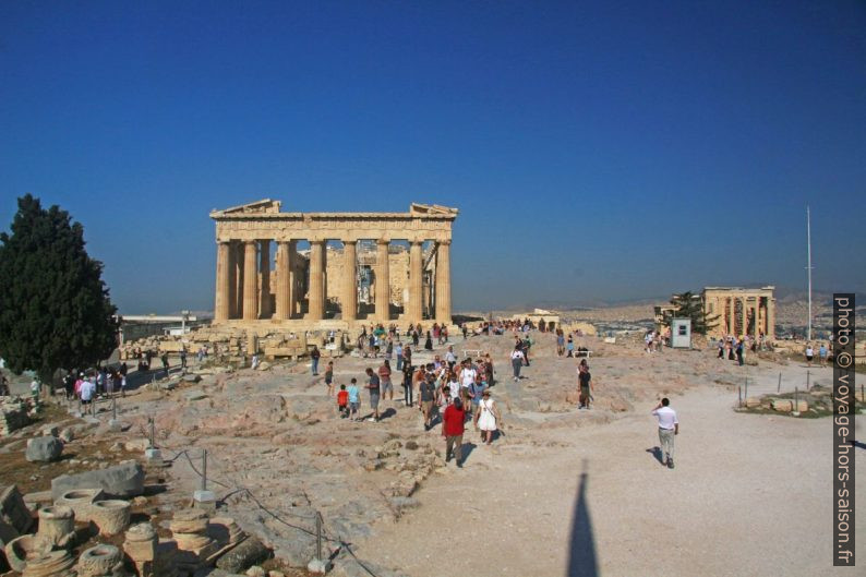 Le Parthénon et l'Erechthéion. Photo © André M. Winter