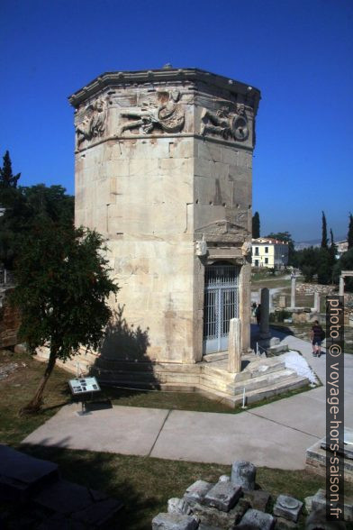 La Tour des Vents de l'Agora Romaine d'Athènes. Photo © André M. Winter