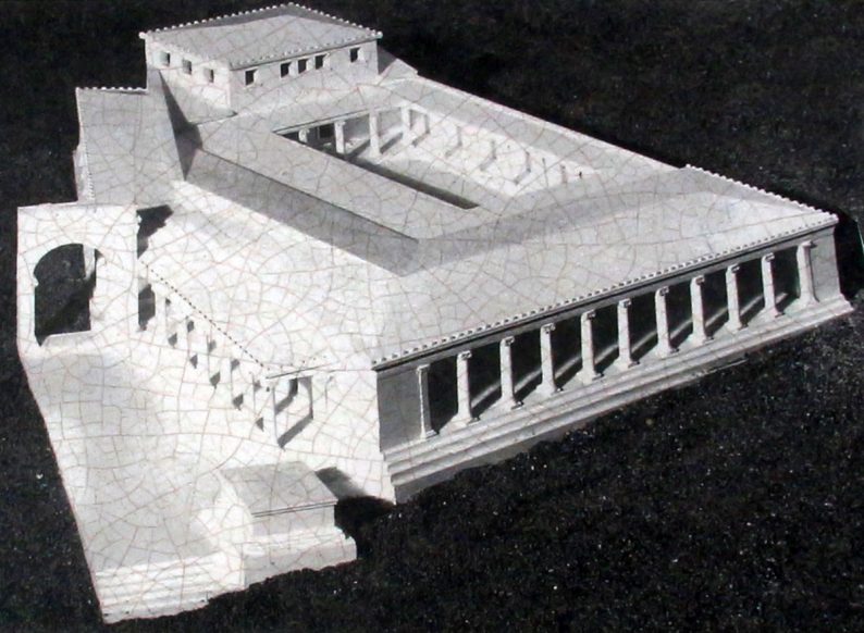 Modèle de la Bibliothèque d'Hadrien