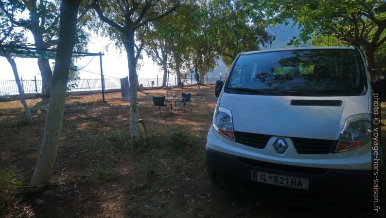 Notre Trafic au Camping Verdelis. Photo © André M. Winter