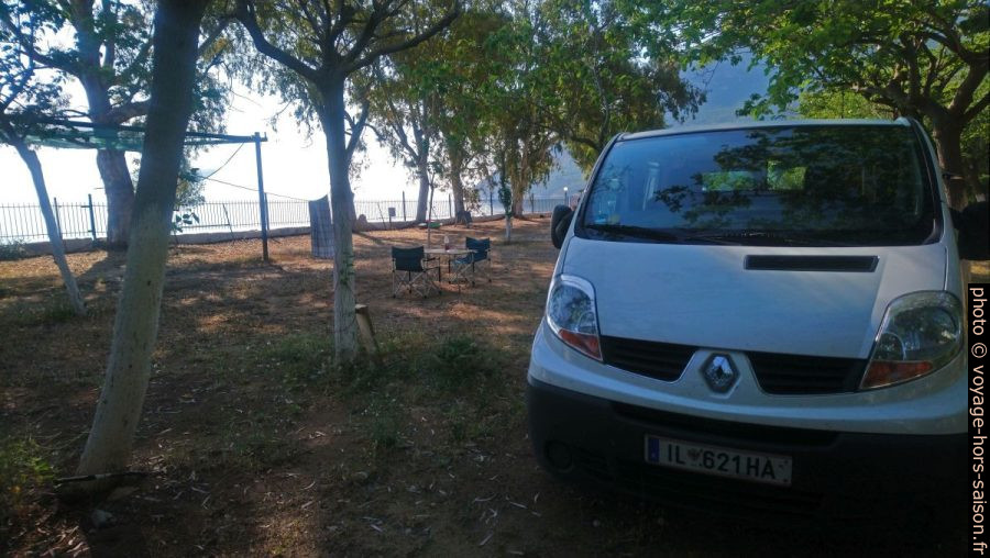 Notre Trafic au Camping Verdelis. Photo © André M. Winter