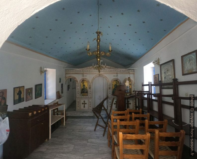 Nef de la Chapelle Agios Ioannis. Photo © André M. Winter