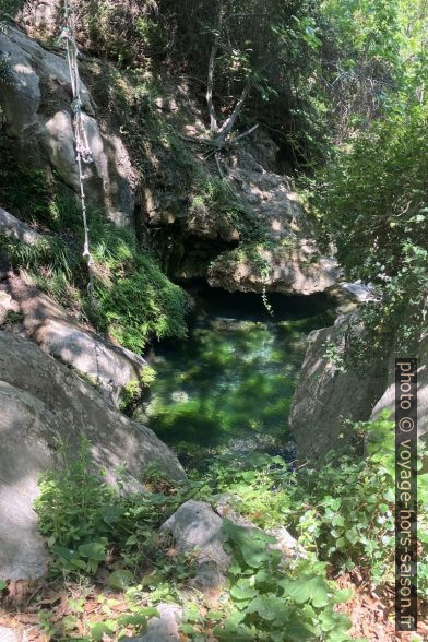 Bassin d'eau sur le Diavologefyro. Photo © Alex Medwedeff