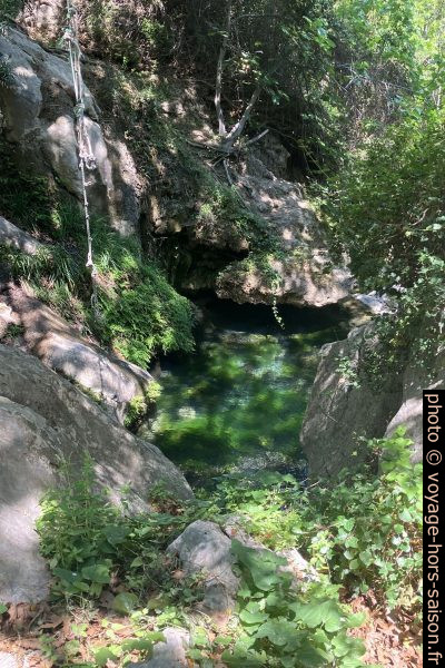 Bassin d'eau sur le Diavologefyro. Photo © Alex Medwedeff