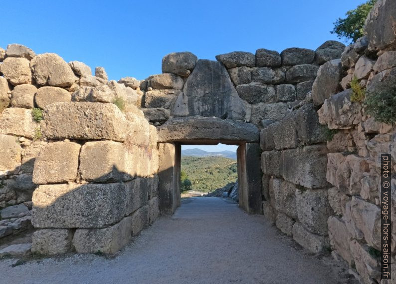 La Porte des Lionnes vue de l'intérieur. Photo © André M. Winter