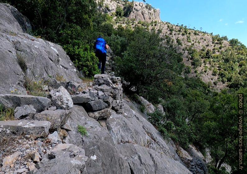 Chemin vers la Baume La Maison des Chèvres. Photo © André M. Winter