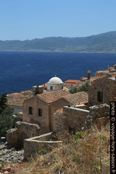 Dôme l'église de Panagia Myrtidiotissa. Photo © Alex Medwedeff