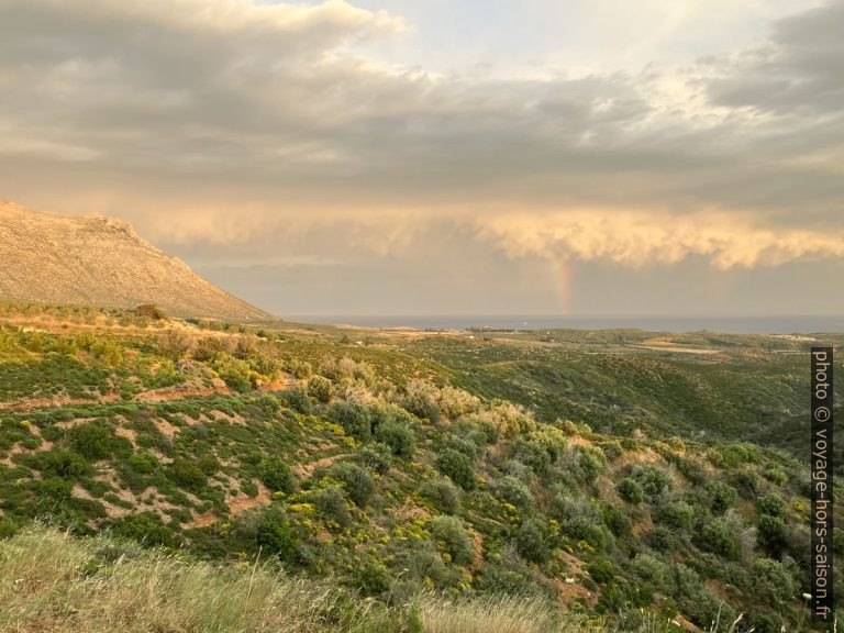 Orage sur le bout de l'index du Péloponnèse. Photo © Alex Medwedeff