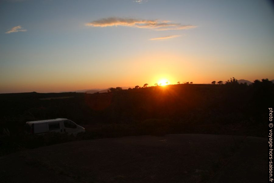Coucher de soleil. Photo © André M. Winter
