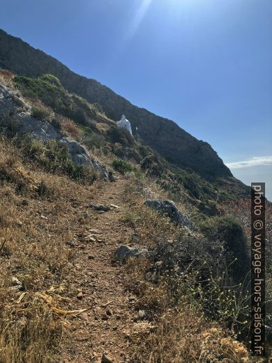 Dernière montée vers Agia Irini. Photo © Alex Medwedeff