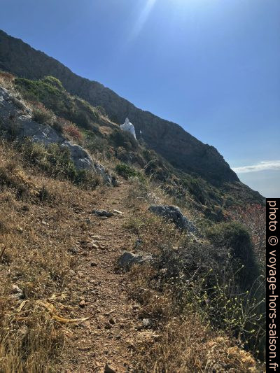 Dernière montée vers Agia Irini. Photo © Alex Medwedeff