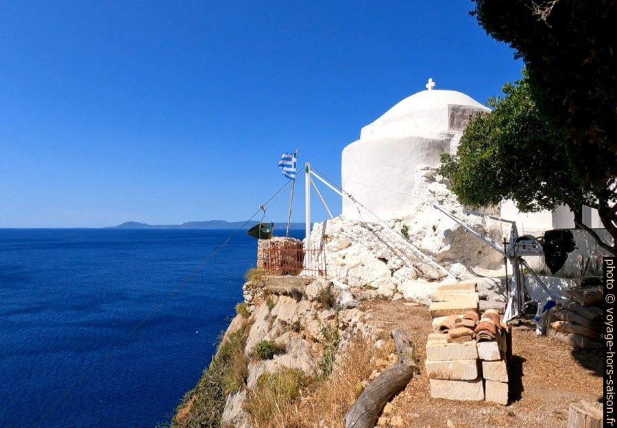 Le monte-charge d'Agia Irini. Photo © André M. Winter