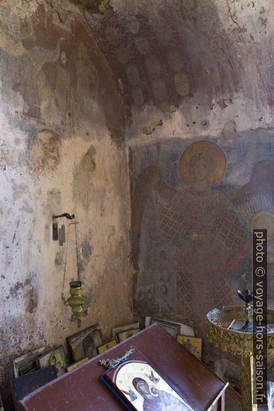 Fresques dans le nartex de l'église Odigitria. Photo © Alex Medwedeff