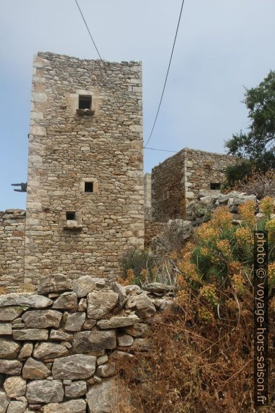 Une tour de Vathia. Photo © Alex Medwedeff