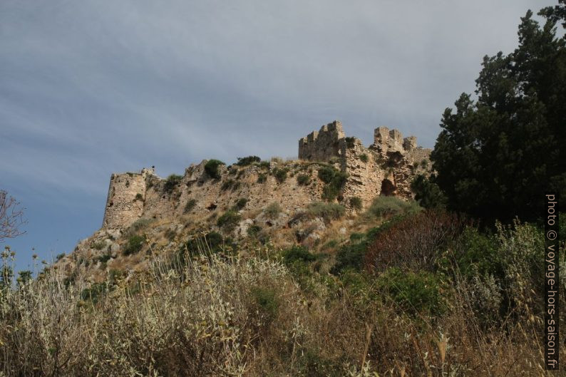 Forteresse de Navarino en venant du sud. Photo © Alex Medwedeff