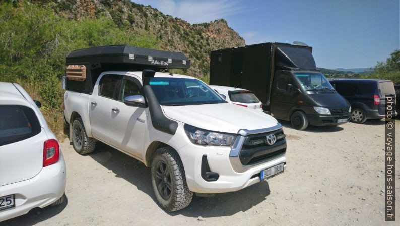 Toyota Hilux avec cellule Alu-Cab. Photo © André M. Winter