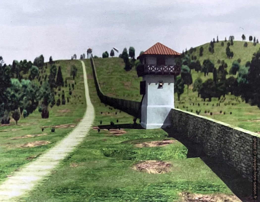 La porte romaine de Dalkingen sur le limes germano-rhétique