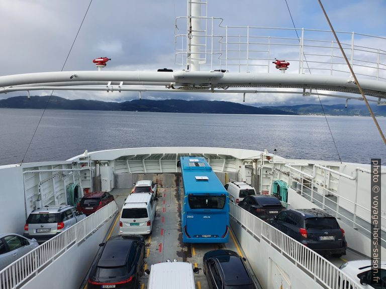 Passage en ferry de Flakk à Rørvik