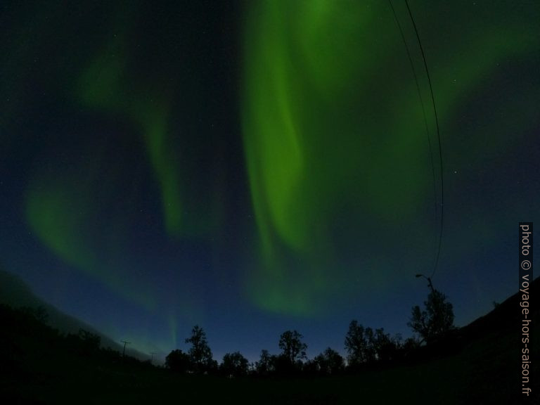 Les aurores boréales vues d&rsquo;Aunfjellet
