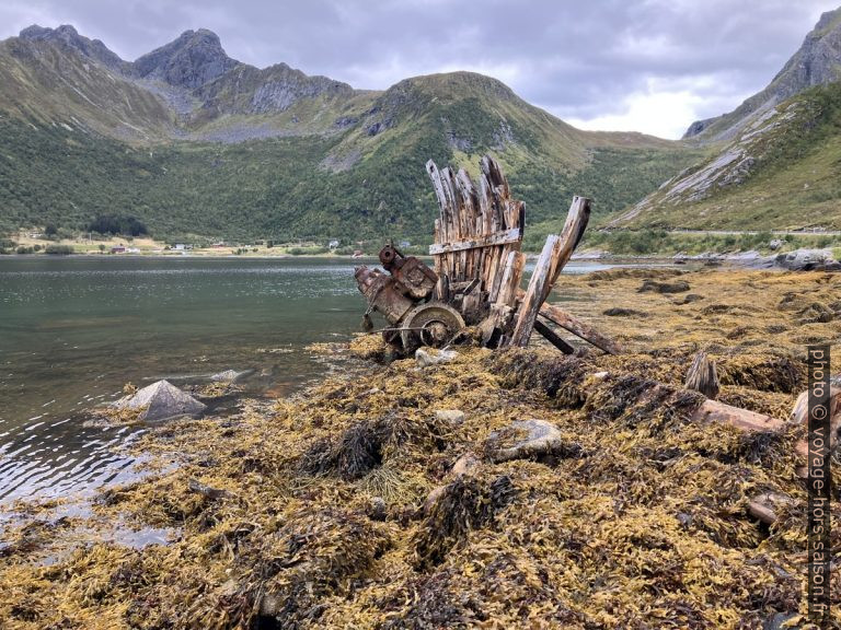 L&rsquo;épave Ruth-Vagle ex. Kola ex. Johan Hjort dans le Morfjord