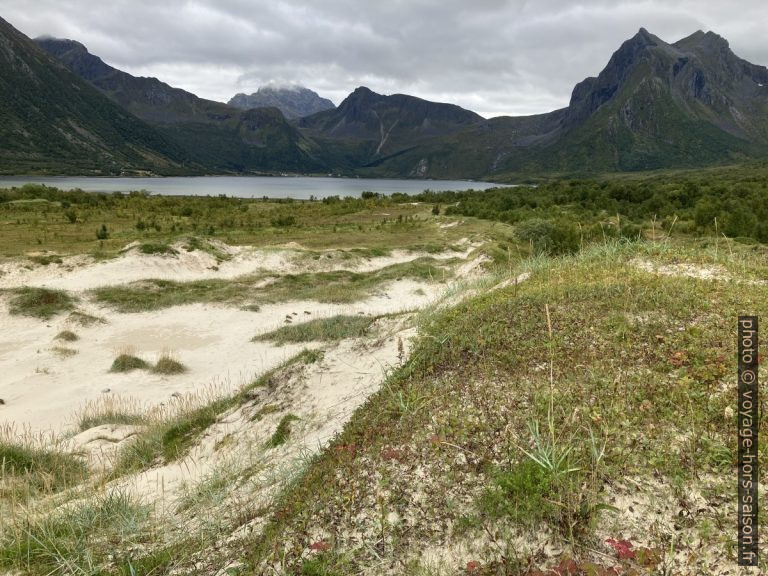 Les dunes de la réserve naturelle de Morfjorden