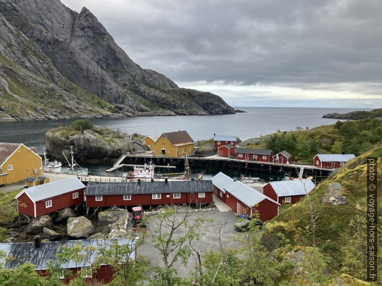 Randonnée sur le chemin des pêcheurs de Nesland à Nusfjord et retour