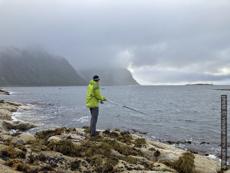 Soirée de pêche sous Offersøykammen